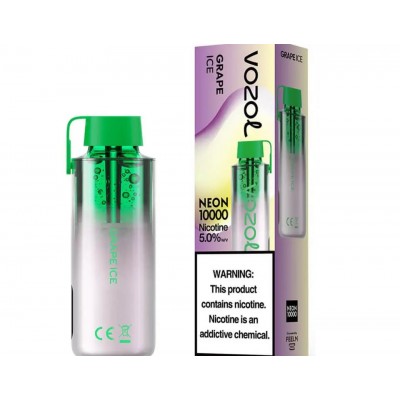 Vozol Neon 10000 Grape İce(Üzüm ve Buz)