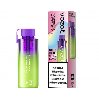 Vozol Neon 10000 Raspberry Watermelon(Ahududu ve Karpuz)